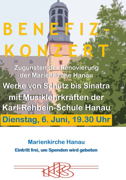 Marienkirche Hanau, Benefiz, KRS, Karl-Rehbein-Schule, Hagelstange, Kantorei, Hanau